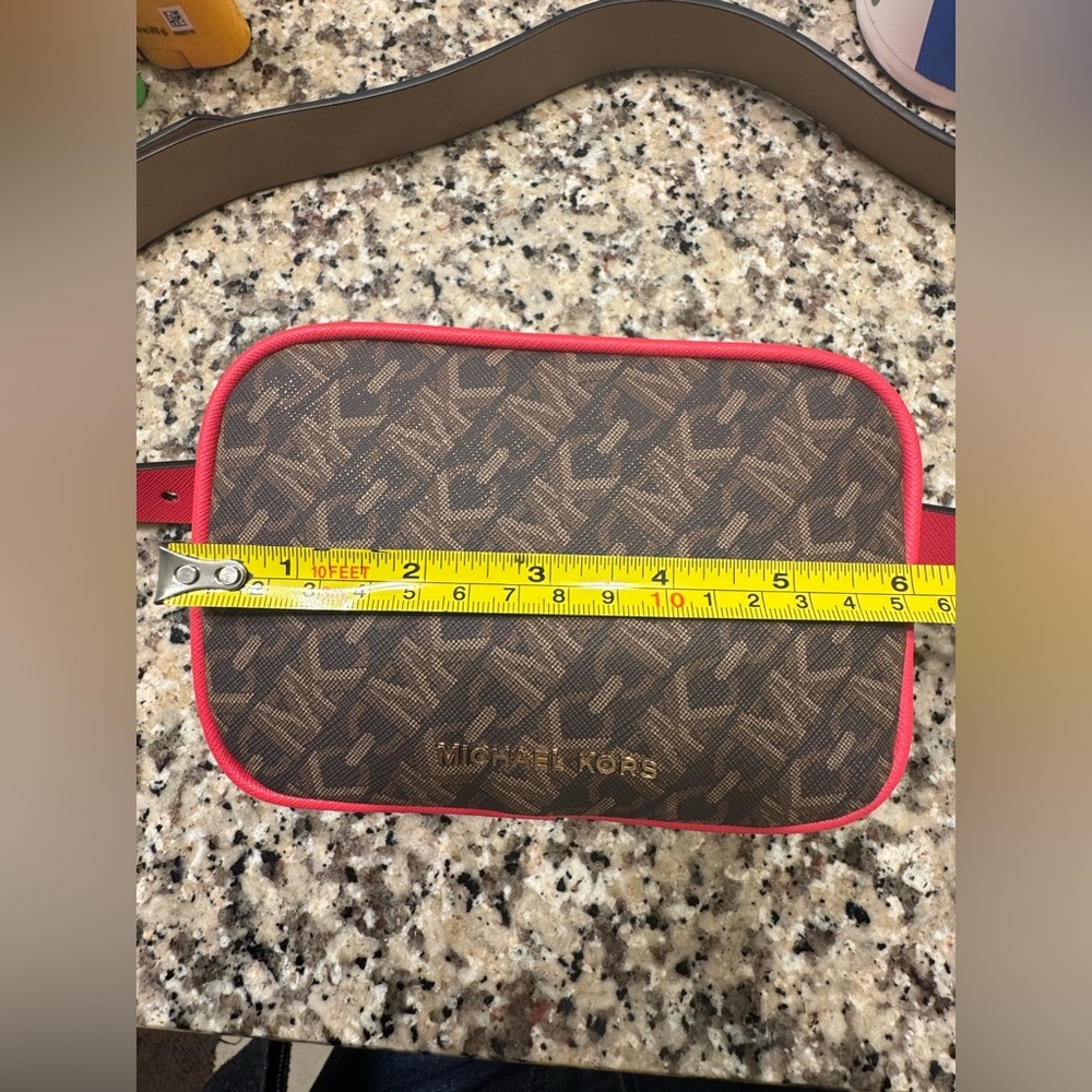Michael Kors Brown and Red Belt Bag NWT - Picture 2 of 6